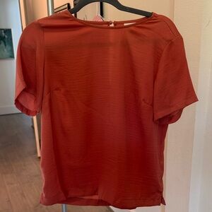 a new day Rust Red Women's Blouse